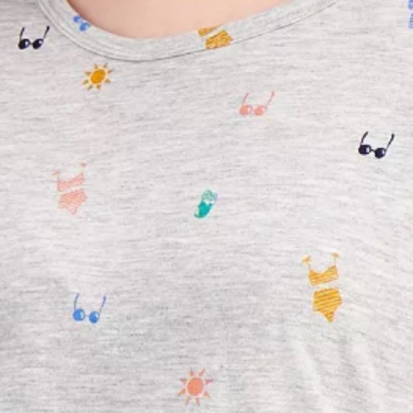 NEW summer/beach printed graphic top - Picture 4 of 7